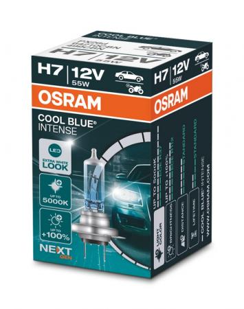 1er Pack OSRAM P43t COOL BLUE INTENSE (NEXT GEN) H7 extra weißes kontrastreiches Licht - 64210CBN