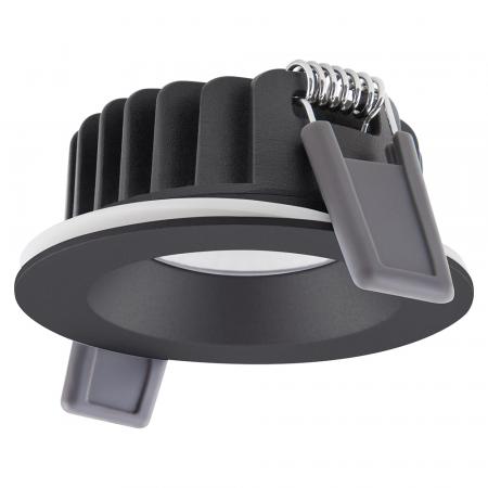 LEDVANCE Spot Air fix P LED-Einbaustrahler 36° dimmbar 6w 3000K warmweiß IP65 CRI90 Einbau-Ø 68 mm schwarz