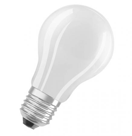 OSRAM E27 LED Leuchtmittel leistungsstark & besonders effizient matt 2,2W wie 40W 3000K warmweißes Licht - beste Energie Effizienz Klasse