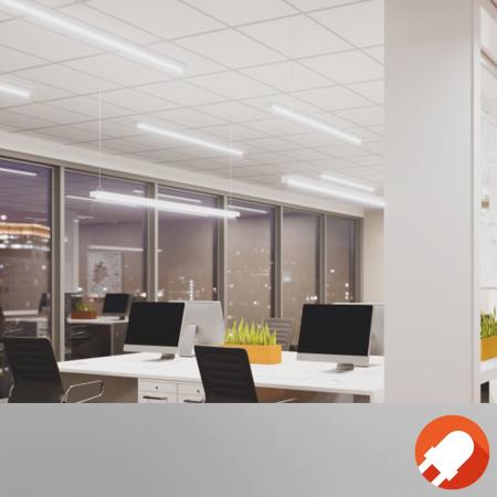10 x 120cm LEDVANCE LED TUBE T8 EM Ultra Output S 1200 mm, 14 W, 2600 lm, 5000 K, G13, 190°, für KVG/VVG und direkten 230-V-Netzbetrieb, Energieeffizienzklasse B, LED-Starter inklusive.