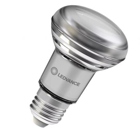 Ledvance E27 R63 Reflektorlampe 36° 4,9W wie 60W dimmbarer Strahler mit warmweißem Licht 2700K hohe Farbwiedergabe 90Ra