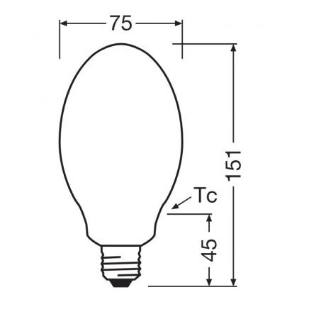 LEDVANCE HQL LED VALUE 20 W 3000 lm 4000 K neutralweiß E27 360° IP65