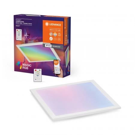 LEDVANCE SMART+ WIFI Planon Magic 300 × 300 mm – LED-Panel RGBW, Tunable White, dimmbar, Fernbedienung