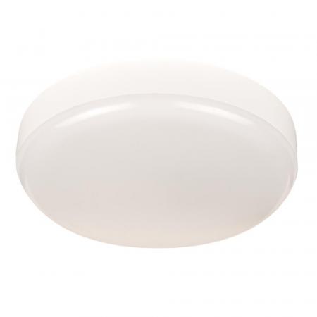 LEDVANCE SURFACE SLIM Wand-/Deckenleuchte IK10 rund 260 26W 840 weiss IP65