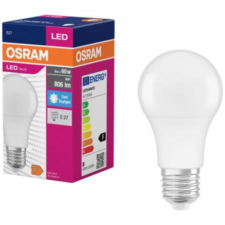 OSRAM LED VALUE CLASSIC A 60 8,5W wie 60W 806lm 6500K tageslichtweiß E27 matt