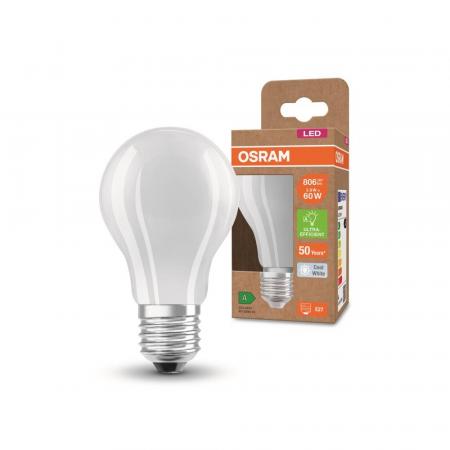6er Set OSRAM E27 besonders effiziente LED Lampe 3,8W wie 60W 4000K neutralweißes Licht matt - beste Energie Effizienz Klasse