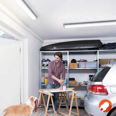 150cm LEDVANCE Damp Proof Housing 1500 P 2XLAMP Wannenleuchte 2-flg. LED Feuchtraumleuchte IP65
