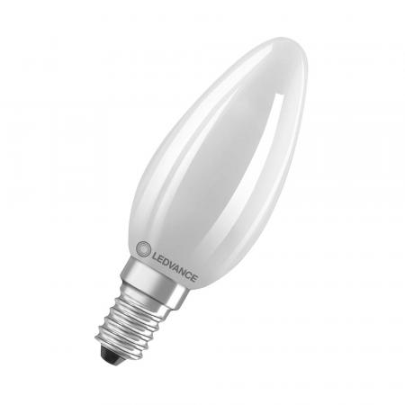 Ledvance E14 Effiziente dimmbare LED Kerzenlampe Classic 2,5W wie 40W 2700K warmweißes Licht