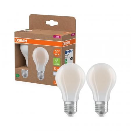 6er Set OSRAM E27 besonders effiziente LED Lampen matt 7,2W wie 100W 4000K neutralweißes Licht - beste Energie Effizienz Klasse