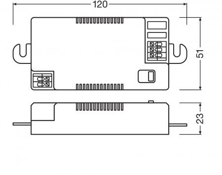 Ledvance SURFACE FLAT DRIVER -  DR DS SENS-P- 27/220-240V/650 SF FL