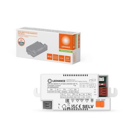 Ledvance SURFACE FLAT DRIVER -  DR DS SENS-P- 27/220-240V/650 SF FL