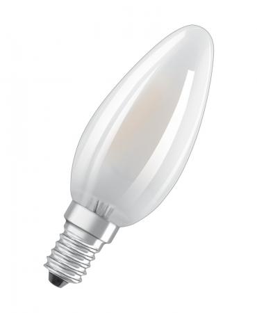 4er-PACK OSRAM LED BASE Lampen B40 E14 matt wie 40W 2700K warmweißes Licht