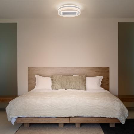 LEDVANCE CEILI LED Deckenventilator 55W 3100lm 3000-6500K dimmbar Ø500mm Weiß mit Fernbedienung