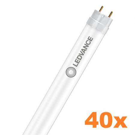 40 x LEDVANCE LED TUBE T8 EM PERFORMANCE 120 cm 13,1W/15,6W wie 36W 2100/2500lm 6500K tageslichtweiß G13 KVG/VVG/230V inkl. Ersatzstarter - XXXL-Sparpack