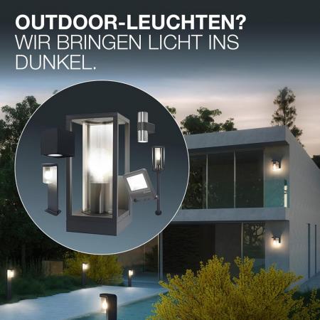 OSRAM Erdspießstrahler Endura Classic Garden Spot Spike aus Aluminium in Dunkelgrau - kann mit einfacher oder smarter Lampe bestückt werden, ausrichtbarer Leuchtenkopf, Schutzklasse IP54
