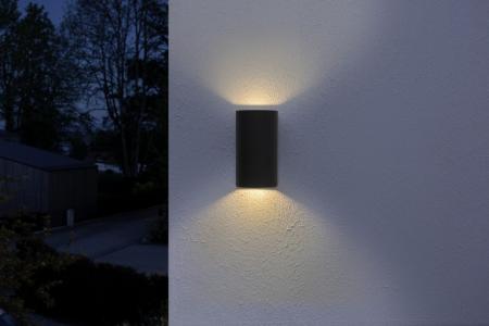 OSRAM ENDURA Style UpDown LED-Außenwandleuchte 12 W 700 lm 3000 K Warmweiß IP44 Dunkelgrau
