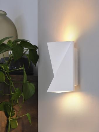 Osram Gips Wandleuchte Decor Origami Swan in Weiß mit mit G9-Fassung