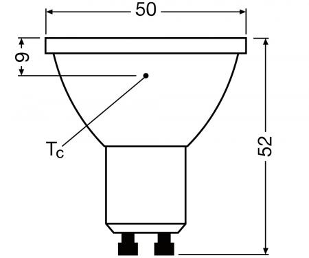 Ledvance GU10 PAR16 Reflektor 120° 6,9W wie 51W dimmbarer neutralweißer Strahler 4000K 90Ra mit hoher Farbwiedergabe
