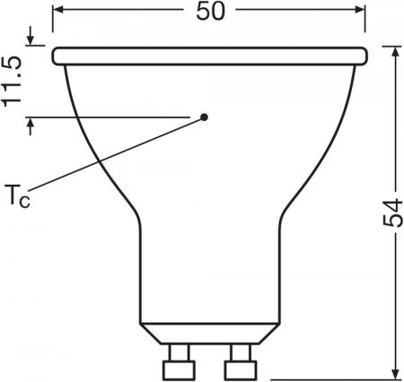 OSRAM GU10 LED STAR PAR16 Reflektor Lampe 120° 5.6W wie 49W neutralweißes Licht