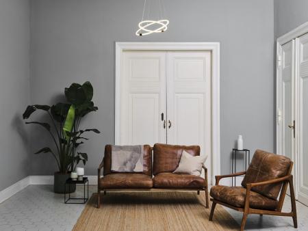 Osram Pendelleuchte Decor Celestio in Anthrazit / Transparent 3-stufige dimmbar mit warmweißem Licht - imposantes Filament-Design