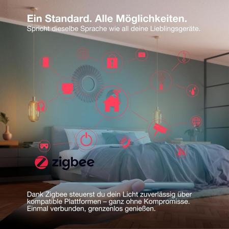 OSRAM SMART+ LED Spot GU10 Zigbee DIMM 4,7W wie 50W 45° warmweiss 2700K