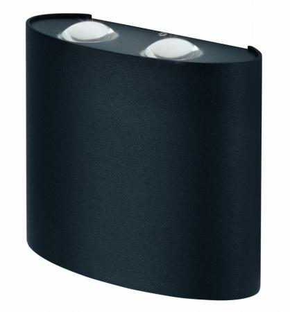 OSRAM ENDURA STYLE UPDOWN DECO II 11W LED-Außenwandleuchte Anthrazit, 3.000 K Warmweiß, 550 lm, IP44