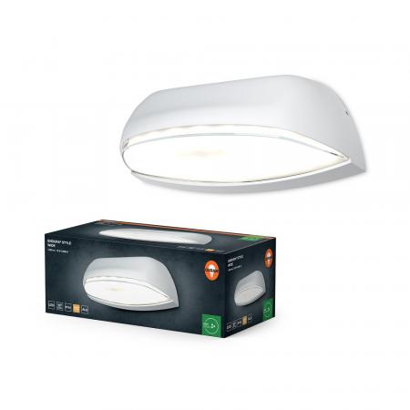OSRAM LED Wandleuchte Endura Style Wide in Weiß IP44