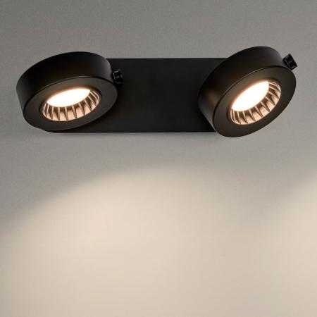 OSRAM LED Decor Spot Venus 2er Wand- und Decken Strahler Schwarz schwenkbar