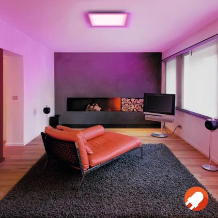 Osram SMART+ Matter WiFi Planon Plus Aufbau Panel RGB Multicolor und Warmweiß 600x600mm