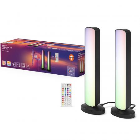 2er Set OSRAM Smart+ WiFi Tischleuchten Mood Light RGB