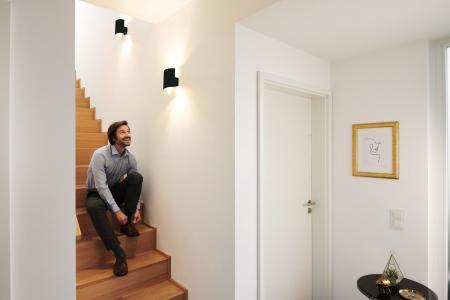 Osram SMART+ Matter Wifi Wandlampe Twist mit Tunable White 230x127mm in weiß