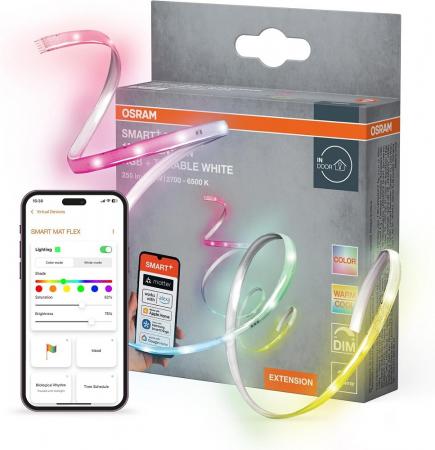1M OSRAM Smart+ Matter Flex LED-Streifen RGB Tunable White Extension indoor IP20