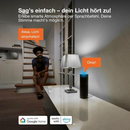 4er Set OSRAM G9 SMART+ WiFi LED PIN dimmbar 3,5W wie 30W 2700-6500K Tunable White - steuerbar per App & Sprache, kompatibel mit Alexa, Google
