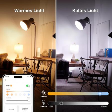 OSRAM E27 SMART+  MATTER Classic A100 LED-Lampe 14W wie 100W Dimmbar Tunable White - - kompatibel mit Alexa, Google Home, Matter über WiFi
