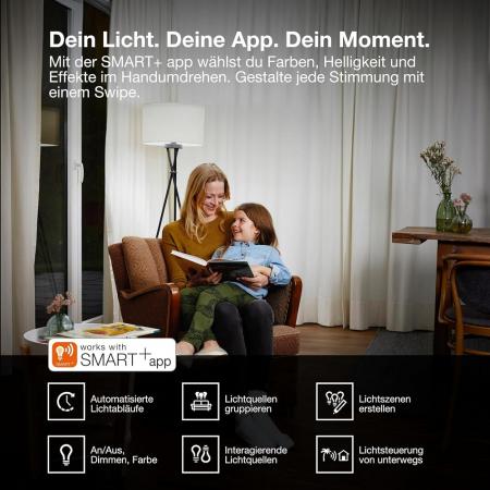 OSRAM E27 SMART+  MATTER Classic A100 LED-Lampe 14W wie 100W Dimmbar Tunable White - - kompatibel mit Alexa, Google Home, Matter über WiFi