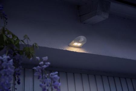 OSRAM Außenwandleuchte Door LED Down Weiß Sensor IP54  -  Leuchte mit Bewegungssensor, batteriebetrieben, 4000K, nach unten gerichtetes Licht, für Eingangsbereiche