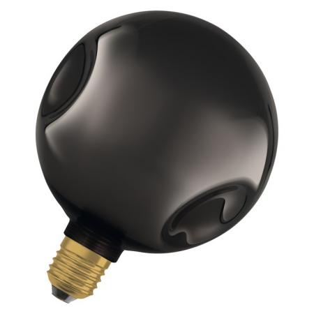 OSRAM DECOR LED Flat Lamp 3,5W 827 E27 Electro Glass Medium Black nicht dimmbar