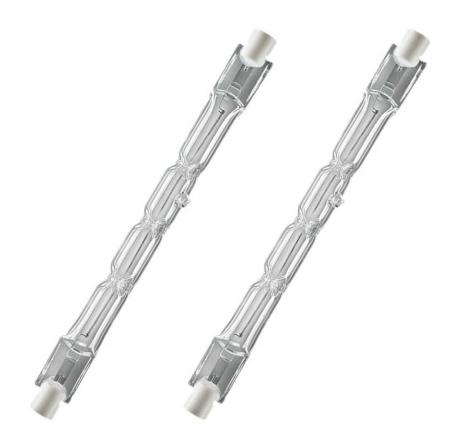 2 Stück OSRAM HALOLINE SUPERSTAR R7s Halogenstab 120W, 2.245 lm, 3.000 K Warmweiß, dimmbar, 118 mm