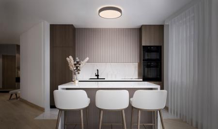 OSRAM ORBIS MATTEO 285mm 16W CLICK DIM 830 HELLGRAU DECKENLAMPE