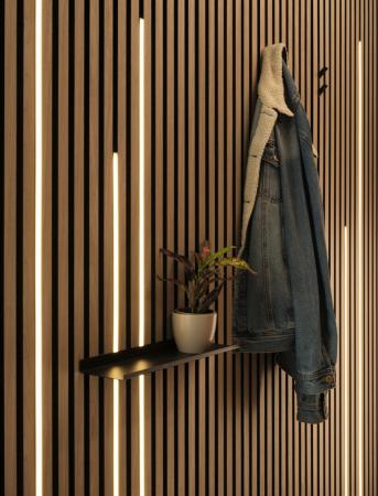 OSRAM Flex Acoustic Black LED-Strip Extension Kit 2,6m 3000K dimmbar für Akustikpaneele