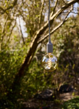 OSRAM ENDURA Decor Portable Pendant Pendeleuchte 5m 2,5W E27 IP44 Grau