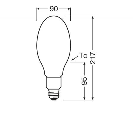 LEDVANCE HQL LED FILAMENT VALUE 32W wie 125W 6000lm 4000K Neutralweiß 360° E27 IP65