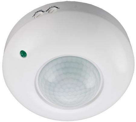 ChiliTec Decken-Bewegungsmelder "CBM" 360° PIR, LED geeignet, 6m Detektion, weiß