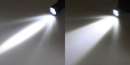 ChiliTec LED-Stirnlampe mit fokussierbarer 1W LED 3x AAA Batterie nötig