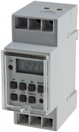 ChiliTec digitale Wochen-Zeitschaltuhr für Schalttafel-Einbau, 230V, max. 3500W