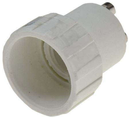 ChiliTec Lampensockel-Adapter, Kunststoff GU10 auf E14
