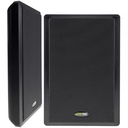 ChiliTec Flatpanel-Lautsprecher, 40W, schwarz Surround, 4 Ohm, 86dB, 2-Wege, Paar