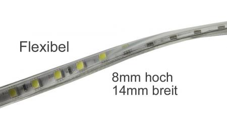 ChiliTec LED-Stripe "Ultra-Bright" 230V, 20m 600 Lumen/Meter, warmweiß IP44