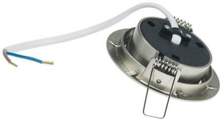 ChiliTec LED-Einbauleuchte "Flat-26" warmweiß 80x26mm, 3W, 370lm, Edelstahl gebürstet