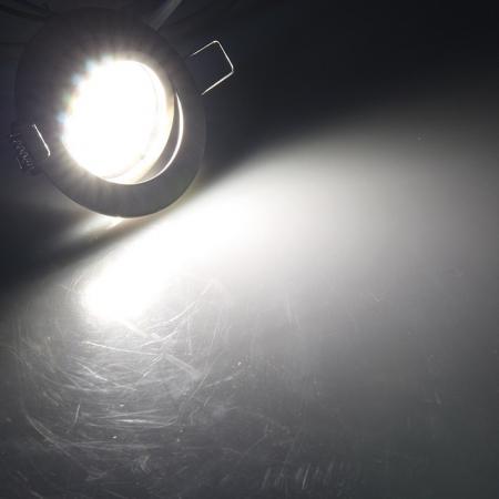 ChiliTec LED-Einbauleuchte "Flat-32" neutralweiß 80x32mm, 5W, 590lm, Edelstahl gebürstet